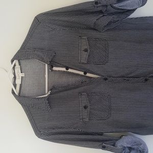 Railroad striped blouse